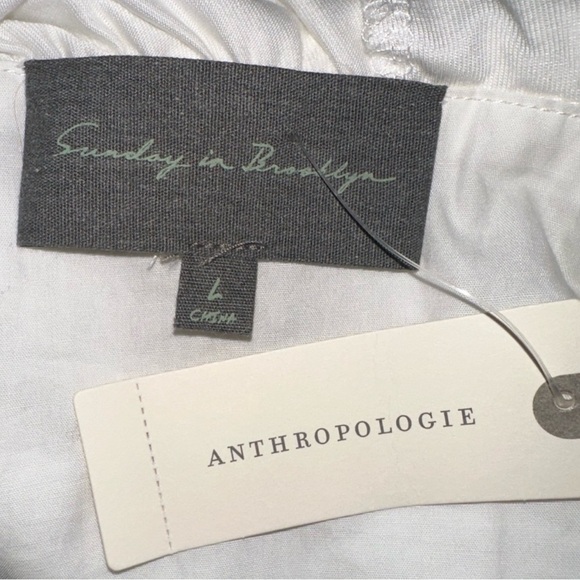 Sunday in Brooklyn x Anthropologie V-Neck Wrap Top - Picture 4 of 5